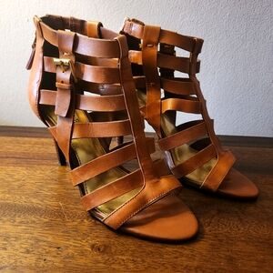Ralph Lauren | Mya Caged Gladiator Heeled Sandal